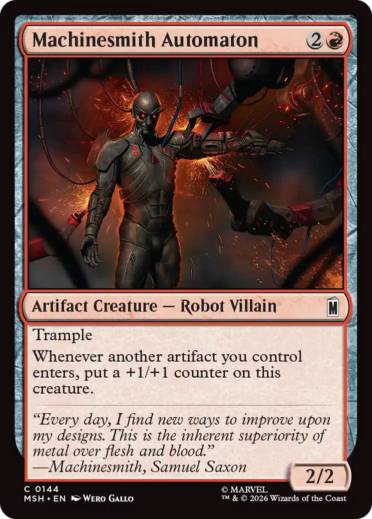 Machinesmith Automaton [Marvel Super Heroes] | Red Claw Gaming