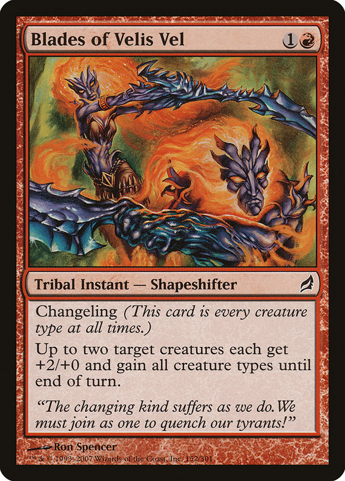 Blades of Velis Vel [Lorwyn] MTG Single Magic: The Gathering | Red Claw Gaming
