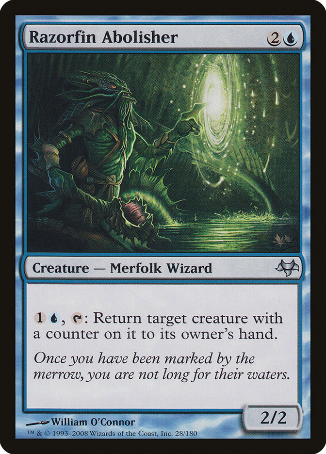 Razorfin Abolisher [Eventide] MTG Single Magic: The Gathering | Red Claw Gaming