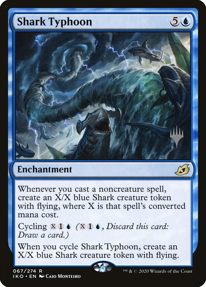 Shark Typhoon (Promo Pack) [Ikoria: Lair of Behemoths Promos] MTG Single Magic: The Gathering | Red Claw Gaming
