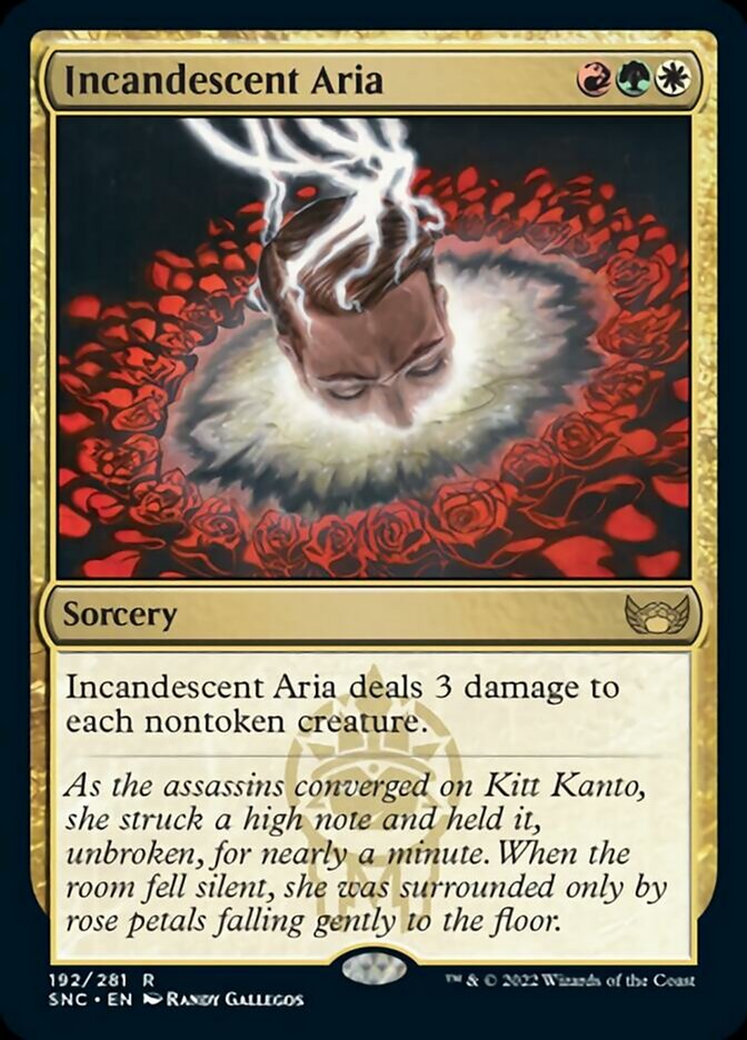 Incandescent Aria [Streets of New Capenna] MTG Single Magic: The Gathering | Red Claw Gaming