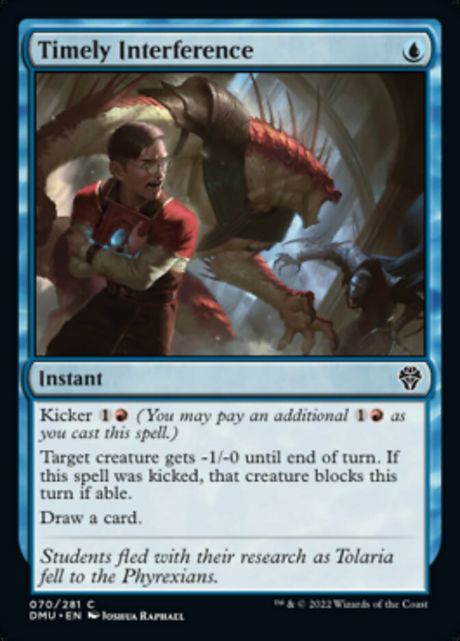 Timely Interference [Dominaria United] MTG Single Magic: The Gathering | Red Claw Gaming