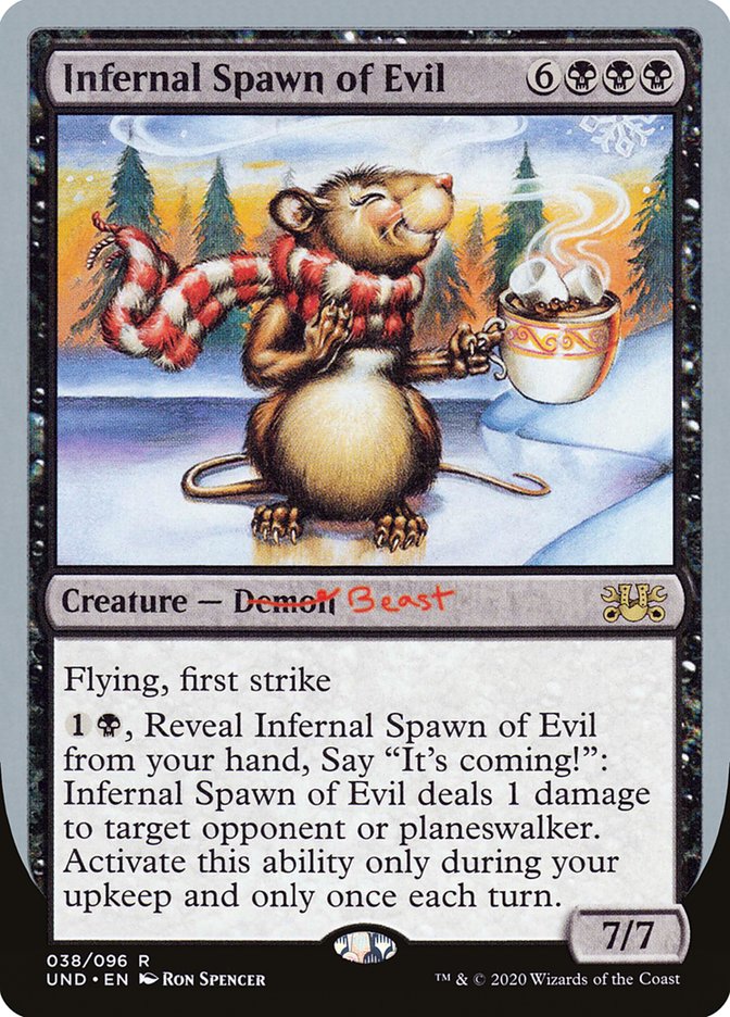 Infernal Spawn of Evil [Unsanctioned] MTG Single Magic: The Gathering | Red Claw Gaming