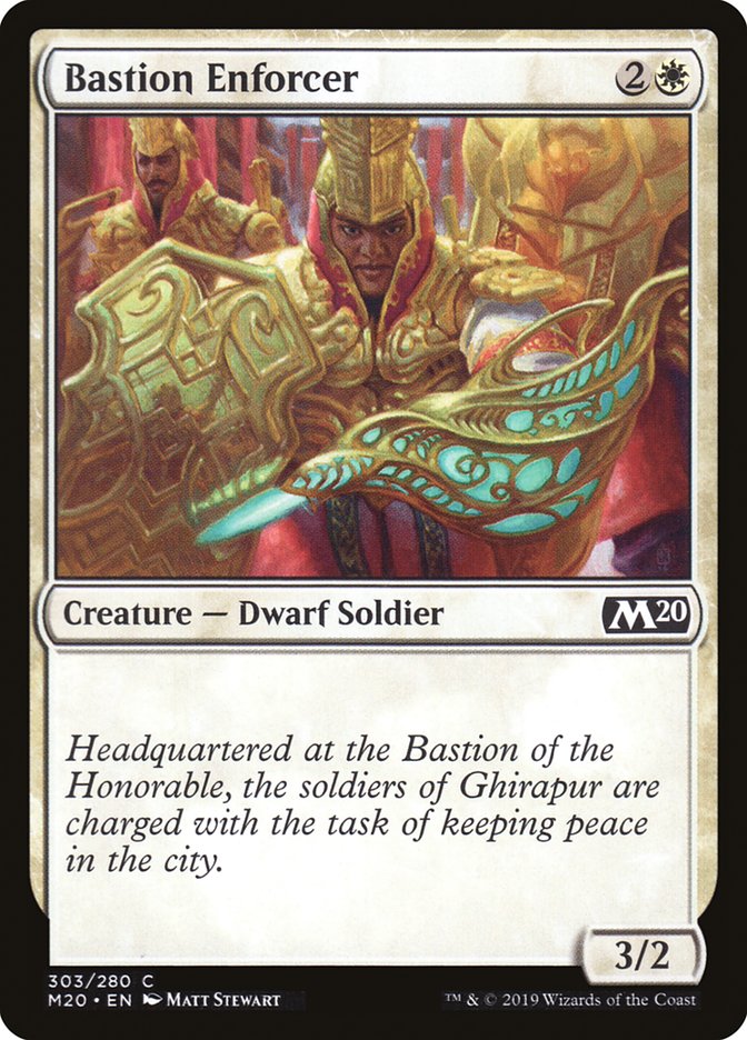 Bastion Enforcer [Core Set 2020] MTG Single Magic: The Gathering | Red Claw Gaming