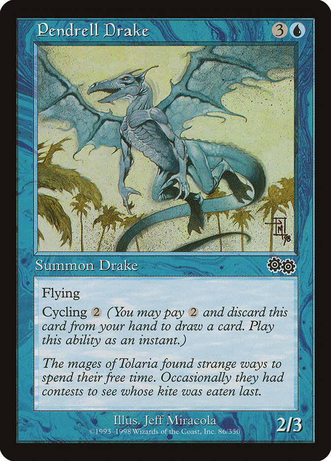 Pendrell Drake [Urza's Saga] MTG Single Magic: The Gathering | Red Claw Gaming