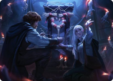 Faithful Mending Art Card [Innistrad: Midnight Hunt Art Series] MTG Single Magic: The Gathering | Red Claw Gaming