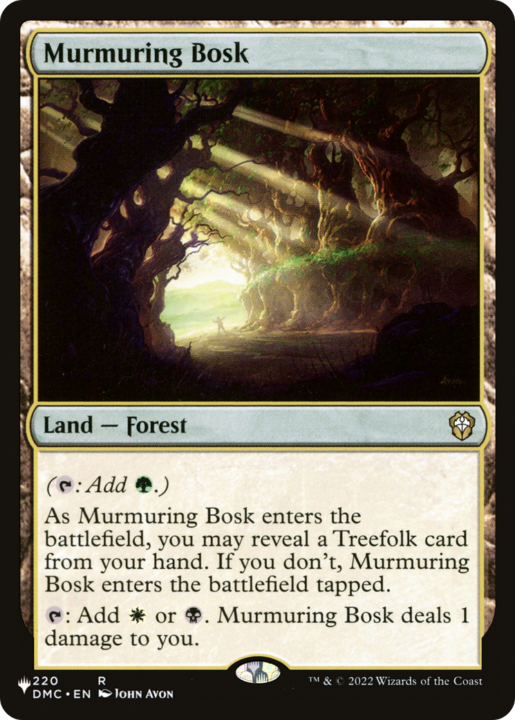Murmuring Bosk (DMC) [The List] MTG Single Magic: The Gathering | Red Claw Gaming