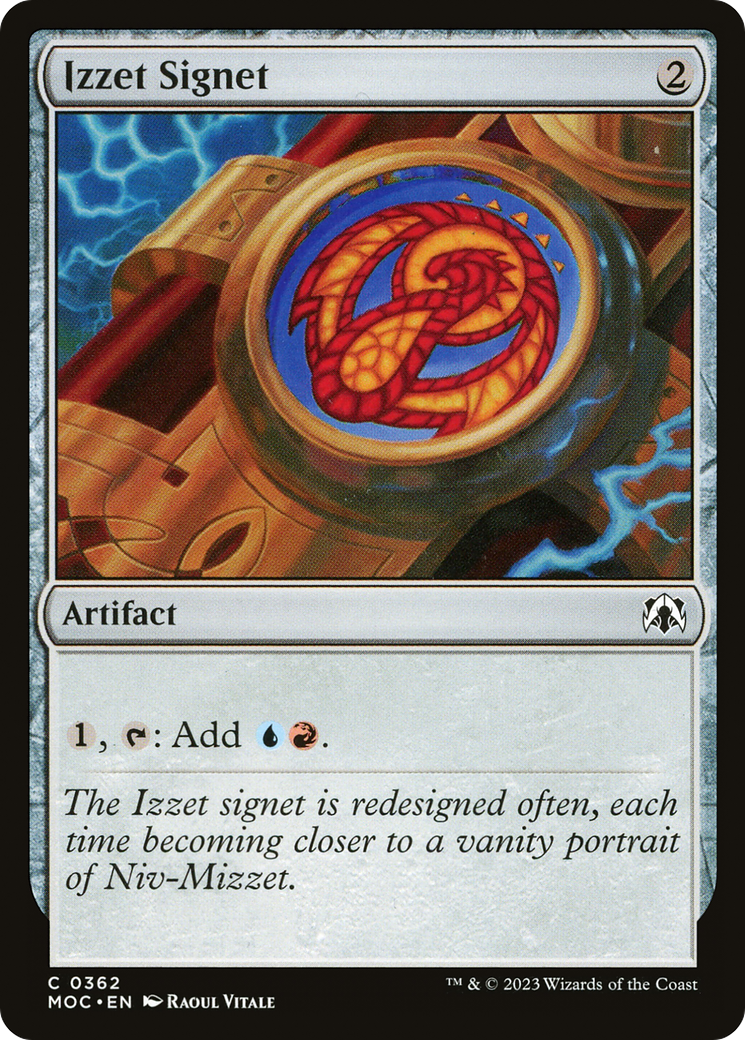 Izzet Signet [March of the Machine Commander] MTG Single Magic: The Gathering | Red Claw Gaming