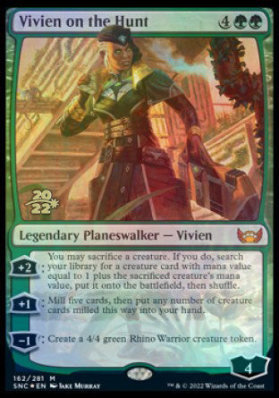 Vivien on the Hunt [Streets of New Capenna Prerelease Promos] MTG Single Magic: The Gathering | Red Claw Gaming