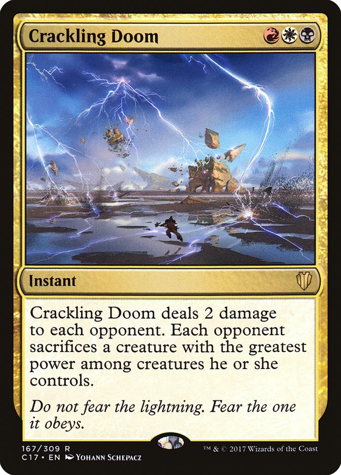 Crackling Doom [Commander 2017] MTG Single Magic: The Gathering | Red Claw Gaming