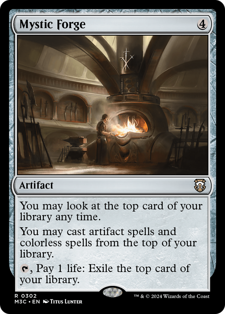 Mystic Forge (Ripple Foil) [Modern Horizons 3 Commander] MTG Single Magic: The Gathering | Red Claw Gaming