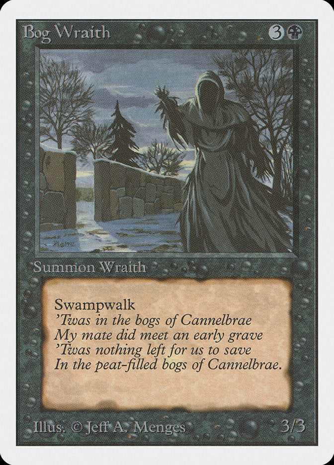 Bog Wraith [Unlimited Edition] MTG Single Magic: The Gathering | Red Claw Gaming