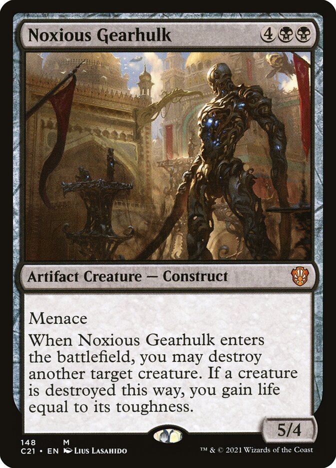 Noxious Gearhulk [Commander 2021] MTG Single Magic: The Gathering | Red Claw Gaming
