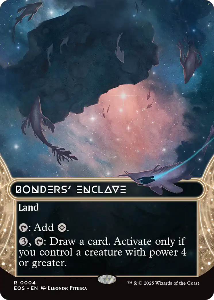 Bonders' Enclave (0004) (Borderless) [Edge of Eternities: Stellar Sights] MTG Single Magic: The Gathering | Red Claw Gaming