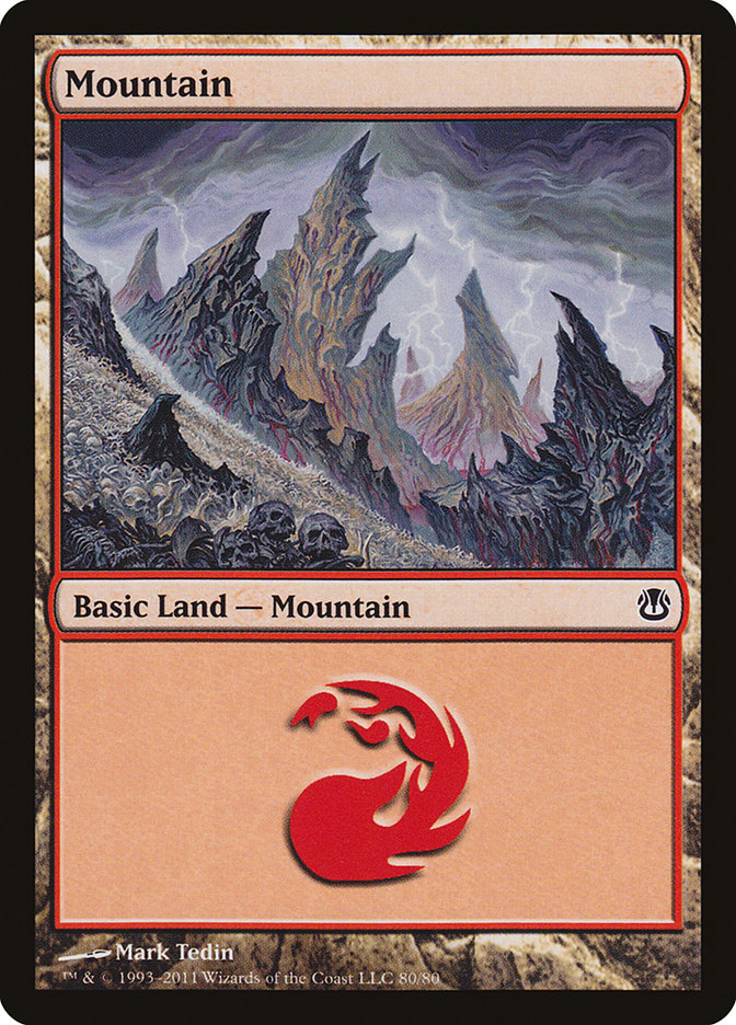 Mountain (80) [Duel Decks: Ajani vs. Nicol Bolas] MTG Single Magic: The Gathering | Red Claw Gaming