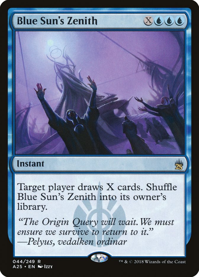 Blue Sun's Zenith [Masters 25] MTG Single Magic: The Gathering | Red Claw Gaming