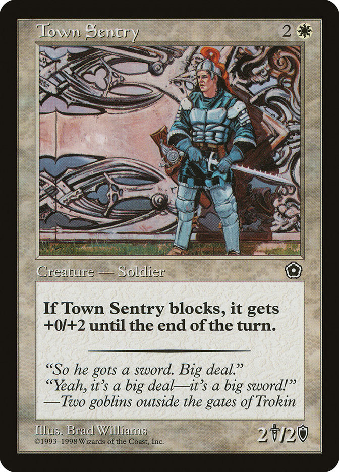 Town Sentry [Portal Second Age] MTG Single Magic: The Gathering | Red Claw Gaming
