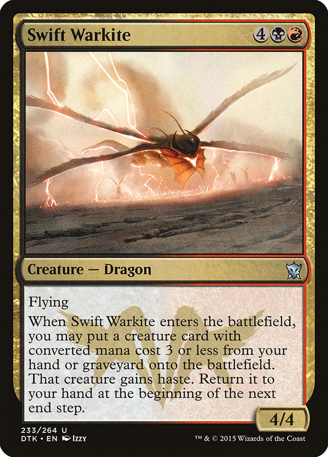 Swift Warkite [Dragons of Tarkir] MTG Single Magic: The Gathering | Red Claw Gaming