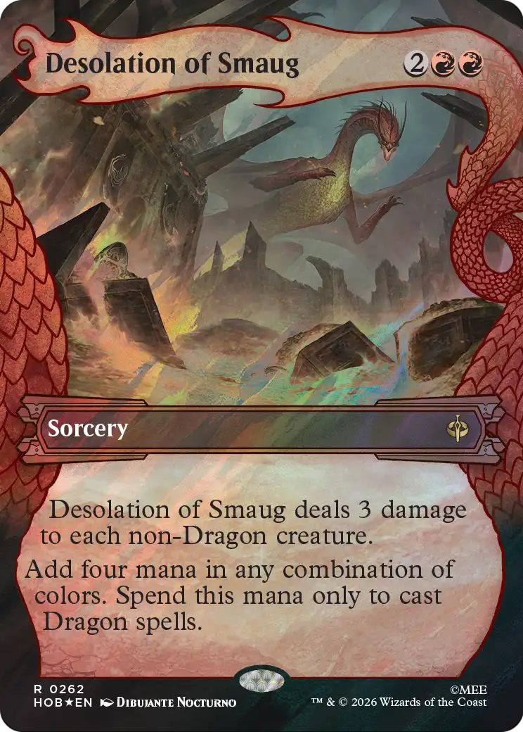 Desolation of Smaug (Showcase) (Surge Foil) [The Hobbit] | Red Claw Gaming
