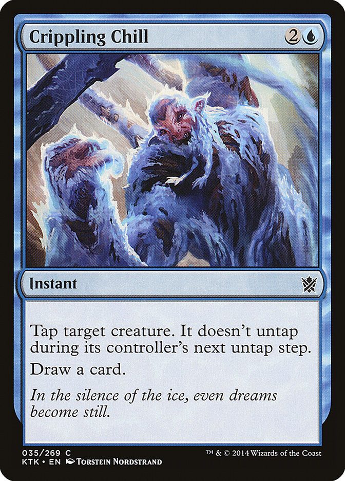 Crippling Chill [Khans of Tarkir] MTG Single Magic: The Gathering | Red Claw Gaming