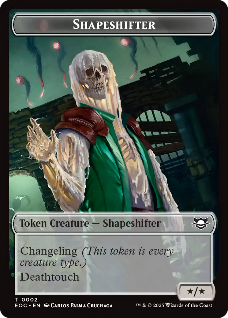Shapeshifter // Golem (0013) Double-Sided Token [Edge of Eternities Commander Tokens] MTG Single Magic: The Gathering | Red Claw Gaming