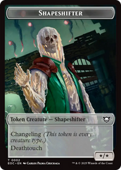Shapeshifter // Golem (0013) Double-Sided Token [Edge of Eternities Commander Tokens] MTG Single Magic: The Gathering | Red Claw Gaming