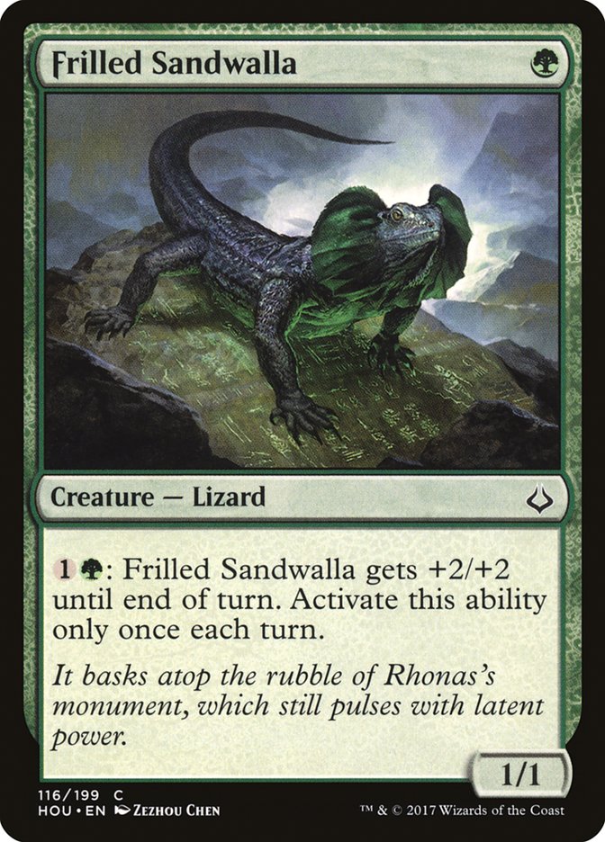 Frilled Sandwalla [Hour of Devastation] MTG Single Magic: The Gathering | Red Claw Gaming