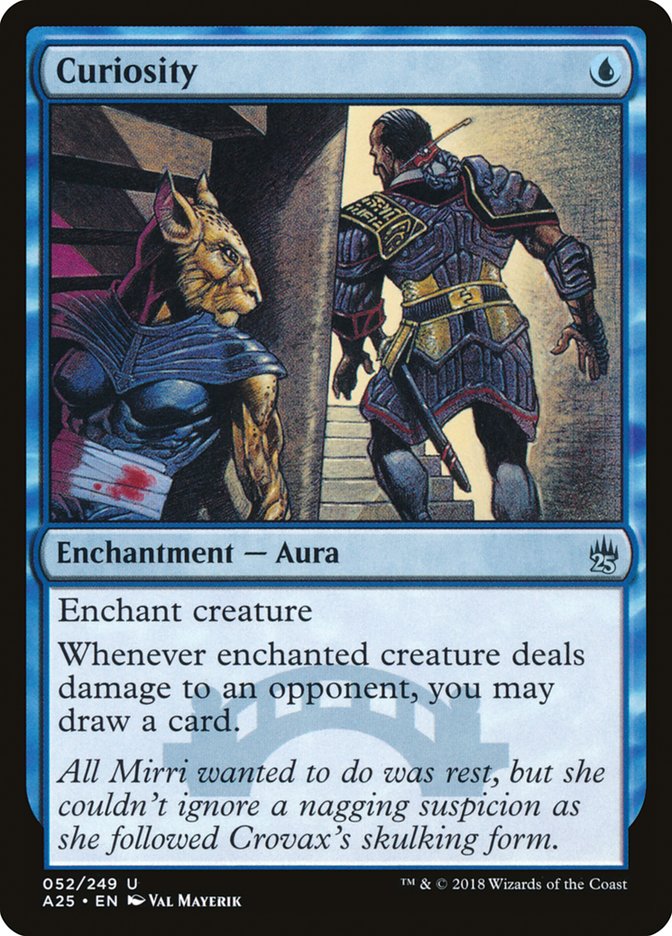 Curiosity [Masters 25] MTG Single Magic: The Gathering | Red Claw Gaming