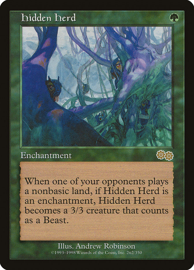 Hidden Herd [Urza's Saga] MTG Single Magic: The Gathering | Red Claw Gaming