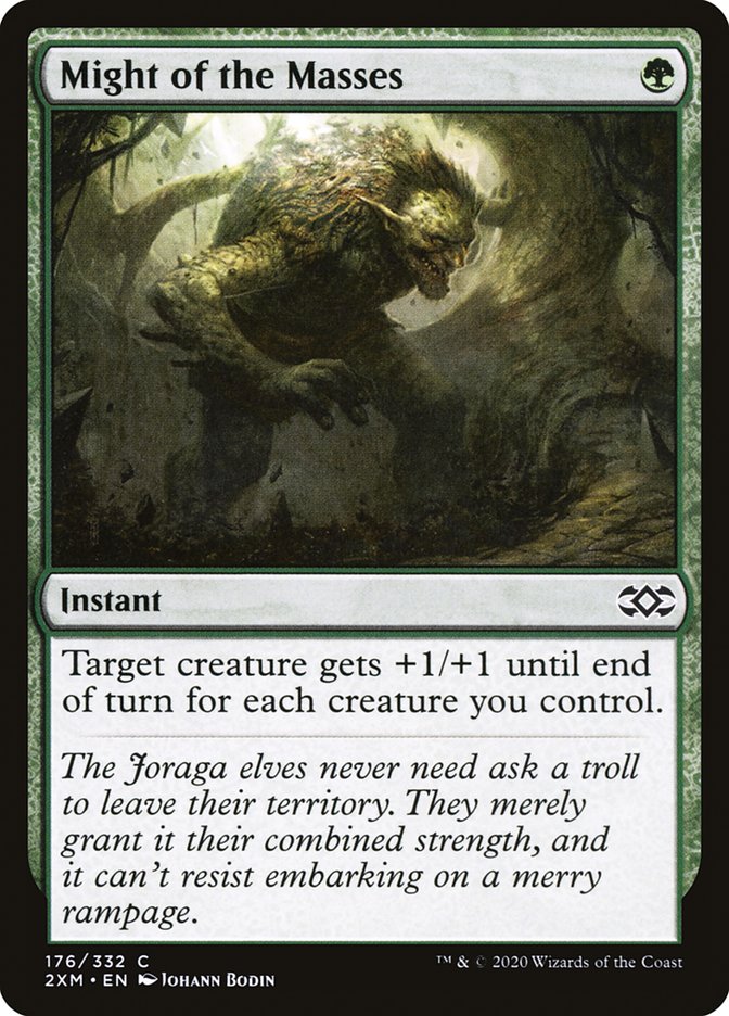 Might of the Masses [Double Masters] MTG Single Magic: The Gathering | Red Claw Gaming
