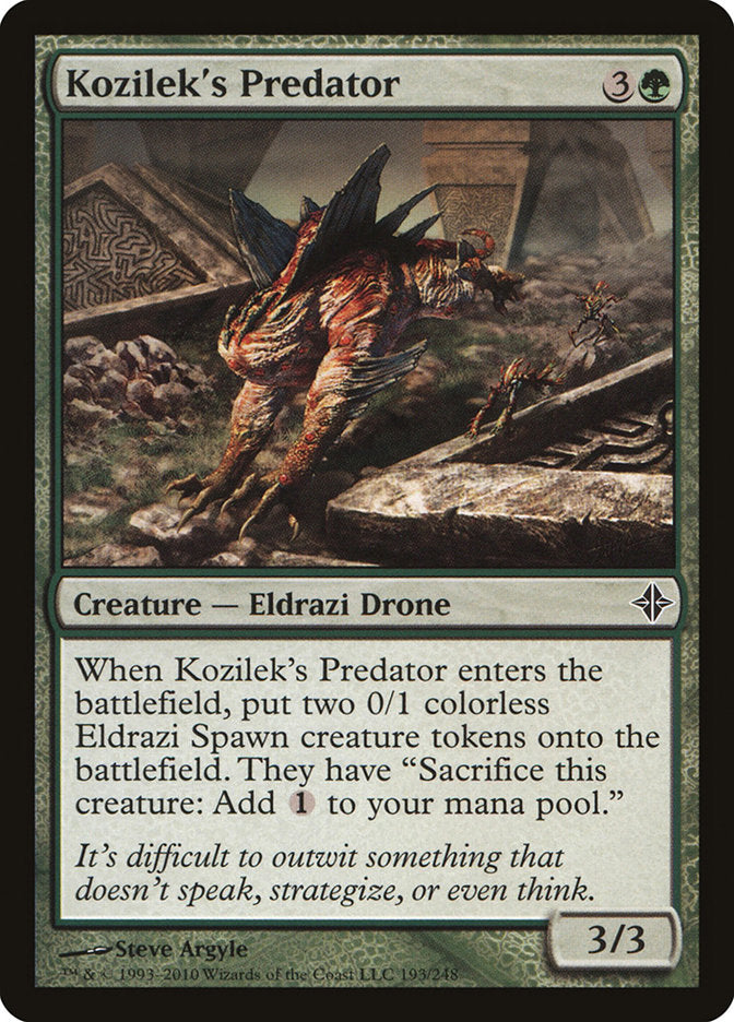 Kozilek's Predator [Rise of the Eldrazi] MTG Single Magic: The Gathering | Red Claw Gaming