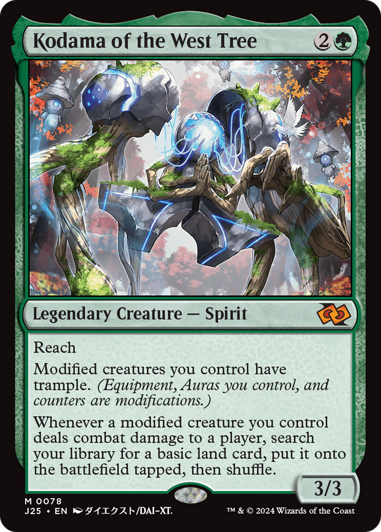 Kodama of the West Tree (Anime) [Foundations Jumpstart] MTG Single Magic: The Gathering | Red Claw Gaming