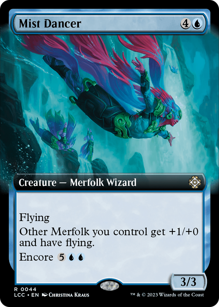 Mist Dancer (Extended Art) [The Lost Caverns of Ixalan Commander] MTG Single Magic: The Gathering | Red Claw Gaming