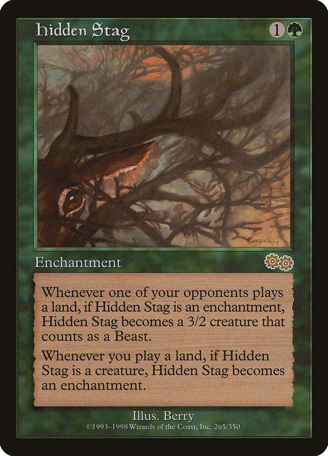 Hidden Stag [Urza's Saga] MTG Single Magic: The Gathering | Red Claw Gaming