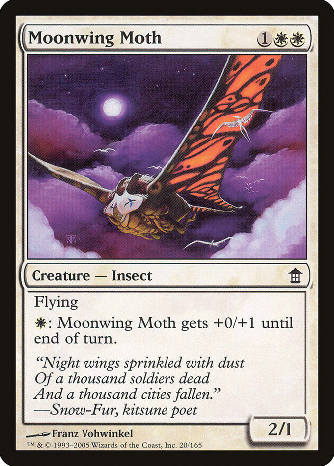Moonwing Moth [Saviors of Kamigawa] MTG Single Magic: The Gathering    | Red Claw Gaming