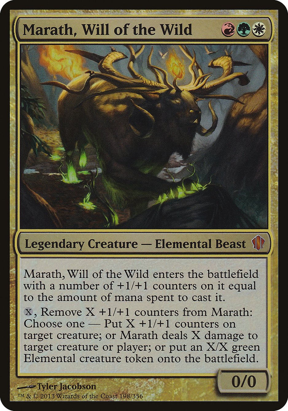 Marath, Will of the Wild (Oversized) [Commander 2013 Oversized] MTG Single Magic: The Gathering | Red Claw Gaming