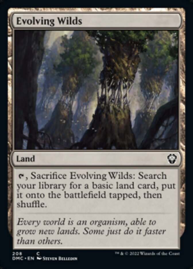 Evolving Wilds [Dominaria United Commander] MTG Single Magic: The Gathering | Red Claw Gaming
