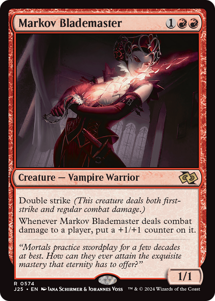 Markov Blademaster [Foundations Jumpstart] MTG Single Magic: The Gathering | Red Claw Gaming