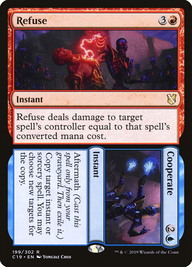 Refuse // Cooperate [Commander 2019] MTG Single Magic: The Gathering | Red Claw Gaming