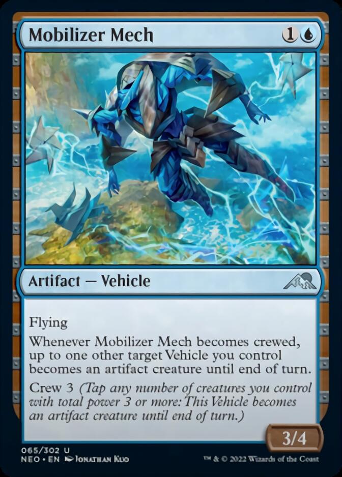 Mobilizer Mech [Kamigawa: Neon Dynasty] MTG Single Magic: The Gathering    | Red Claw Gaming
