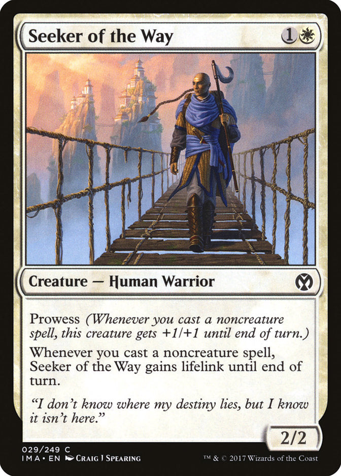 Seeker of the Way [Iconic Masters] MTG Single Magic: The Gathering | Red Claw Gaming