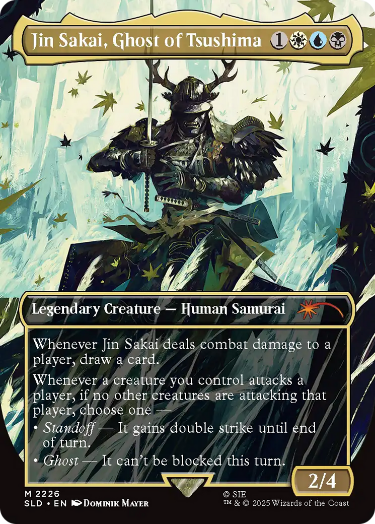 Jin Sakai, Ghost of Tsushima [Secret Lair Drop Series] MTG Single Magic: The Gathering | Red Claw Gaming