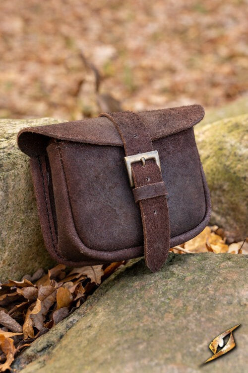 Warrior bag - Suede - Small - Brown LARP Iron Fortress | Red Claw Gaming