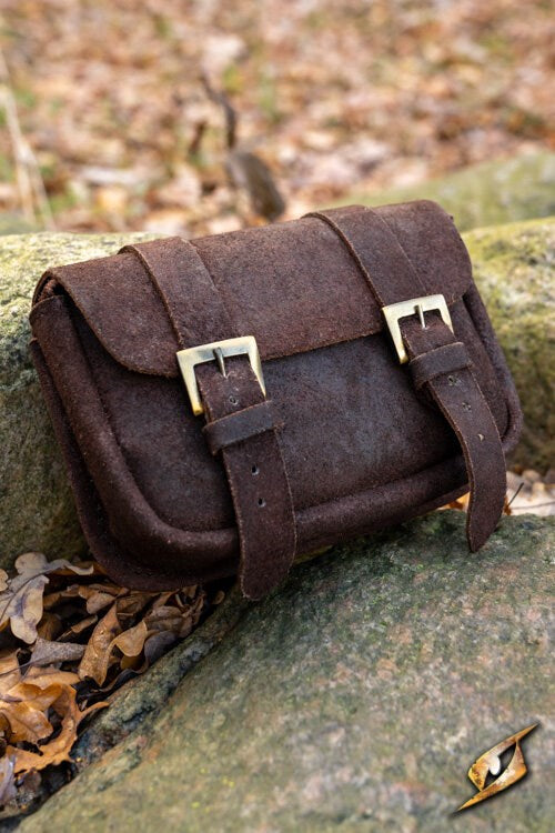 Warrior bag - Suede - Large - Brown LARP Iron Fortress | Red Claw Gaming