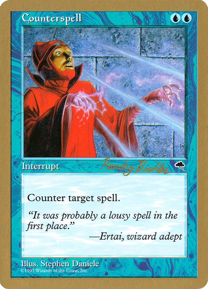 Counterspell (Randy Buehler) [World Championship Decks 1998] MTG Single Magic: The Gathering | Red Claw Gaming