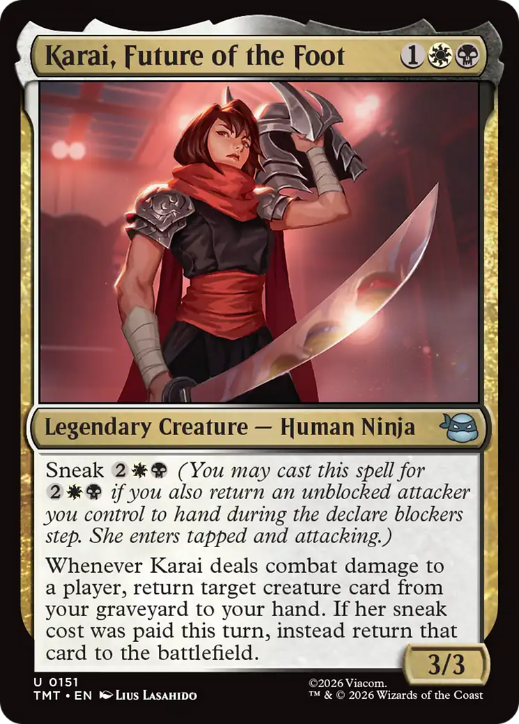 Karai, Future of the Foot [Teenage Mutant Ninja Turtles] MTG Single Magic: The Gathering | Red Claw Gaming