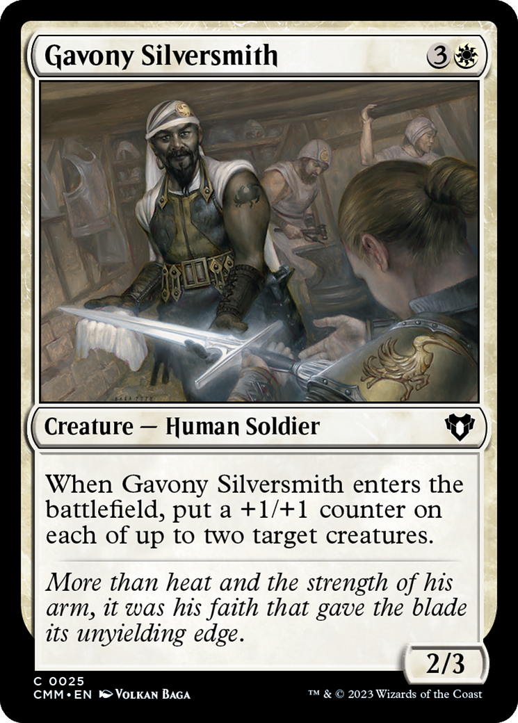 Gavony Silversmith [Commander Masters] MTG Single Magic: The Gathering    | Red Claw Gaming