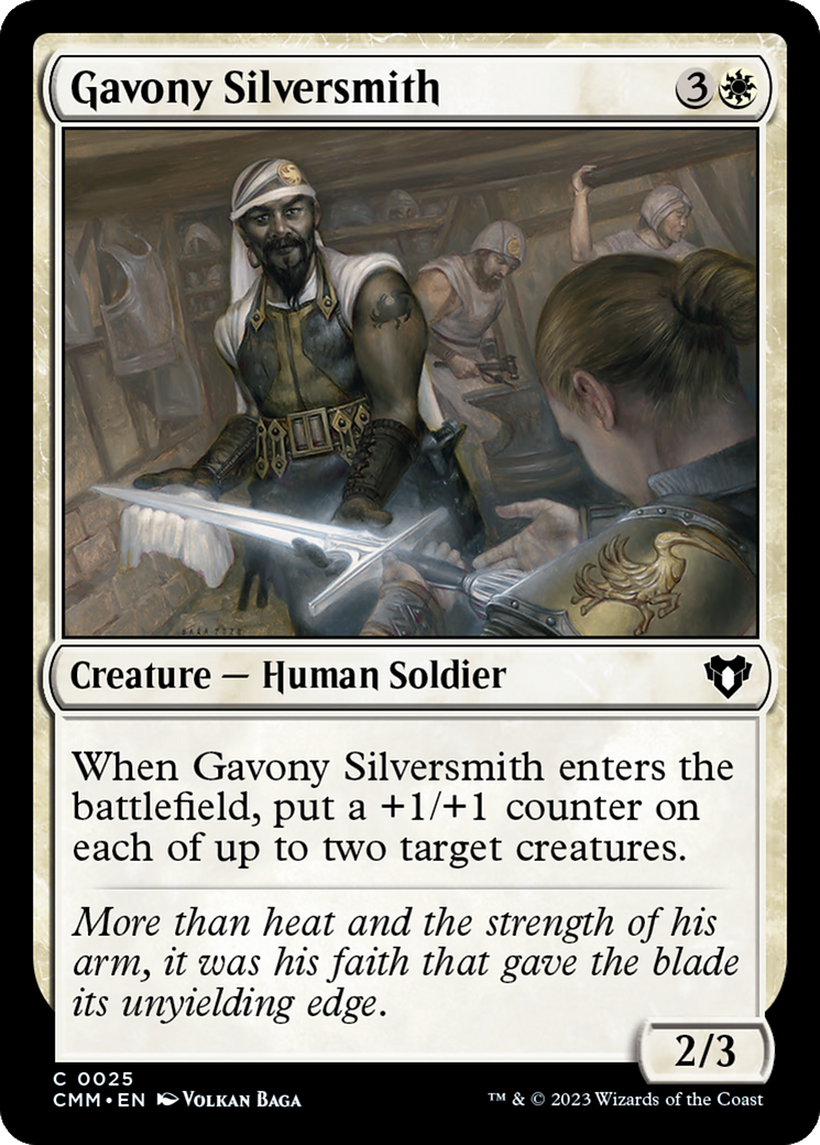 Gavony Silversmith [Commander Masters] MTG Single Magic: The Gathering | Red Claw Gaming