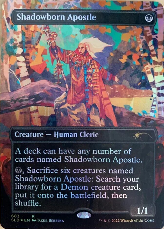 Shadowborn Apostle (Borderless) (683) [Secret Lair Drop Promos] MTG Single Magic: The Gathering | Red Claw Gaming