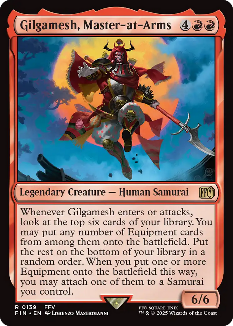 Gilgamesh, Master-at-Arms [FINAL FANTASY] MTG Single Magic: The Gathering | Red Claw Gaming